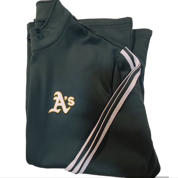 VTG Oakland Athletics Genuine Merchandise MLB Men's Full-Zip Size XL Jacket - Picture 3 of 4